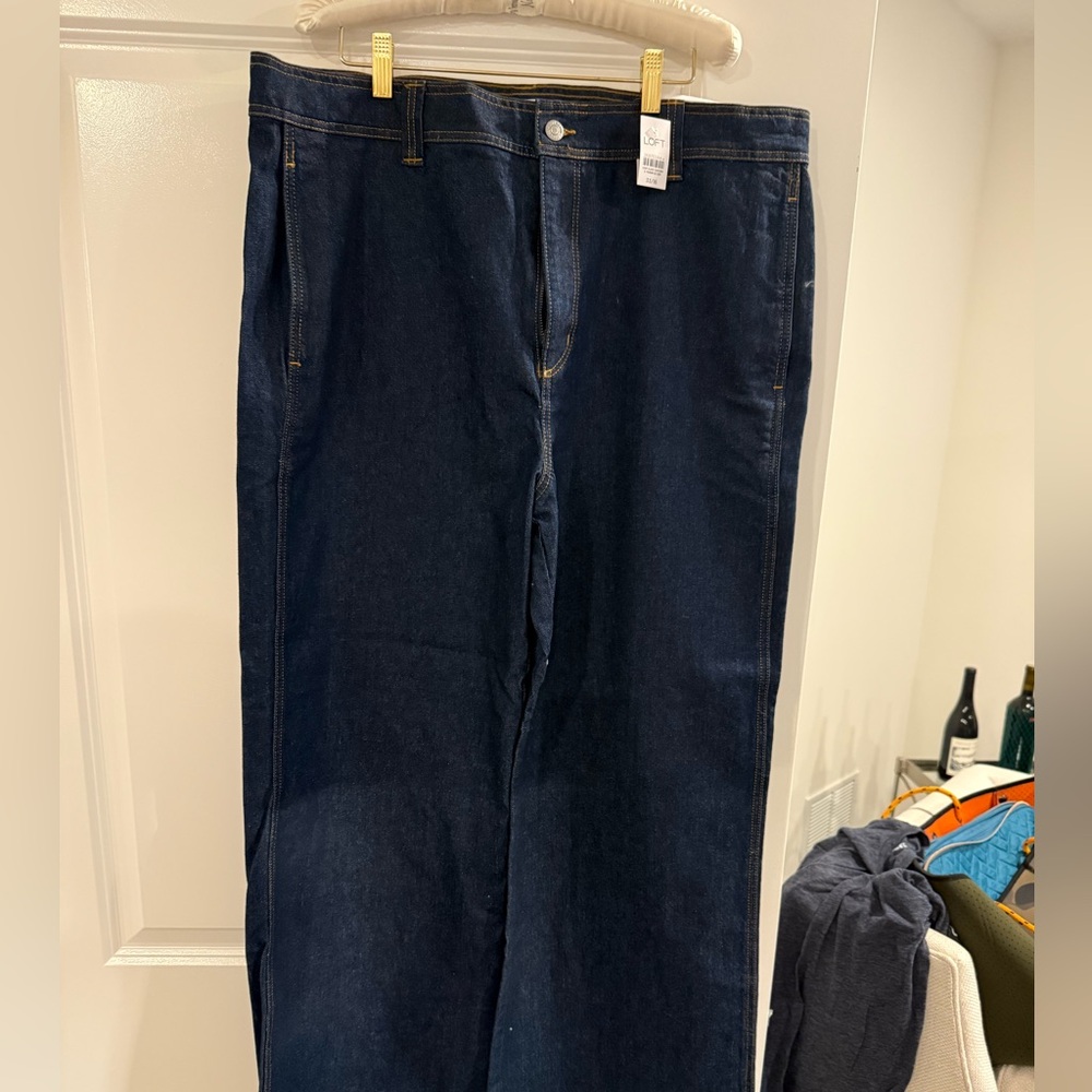 NWT Loft Wide Leg Trouser Jean